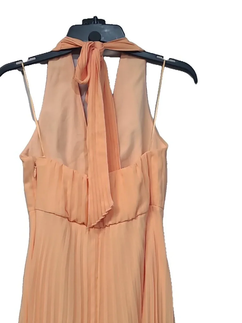 Abercrombie & Fitch Giselle Halter Maxi Dress S Orange NWT